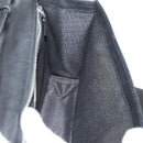 VERSACE Shoulder Bag Leather Black Silver Auth bs34660-21