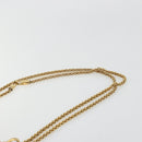 VALENTINO Chain Shoulder Bag Leather Red Gold Auth bs34661A-8