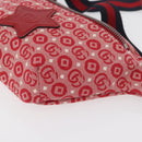 GUCCI Children's Sherry Line Waist bag Canvas Navy Red 502095 Auth bs34662-14