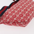 GUCCI Children's Sherry Line Waist bag Canvas Navy Red 502095 Auth bs34662-15