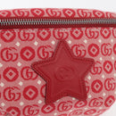 GUCCI Children's Sherry Line Waist bag Canvas Navy Red 502095 Auth bs34662-17