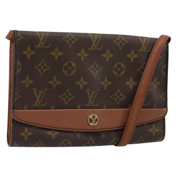 LOUIS VUITTON Monogram Bordeaux 24 Shoulder Bag M51798 LV Auth bs34664
