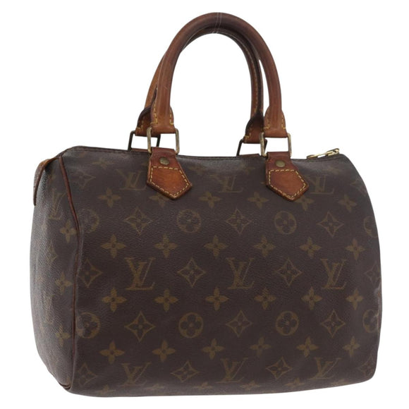 LOUIS VUITTON Monogram Speedy 25 Hand Bag M41528 LV Auth bs34665