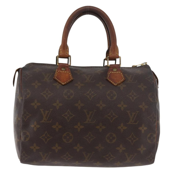 LOUIS VUITTON Monogram Speedy 25 Hand Bag M41528 LV Auth bs34665