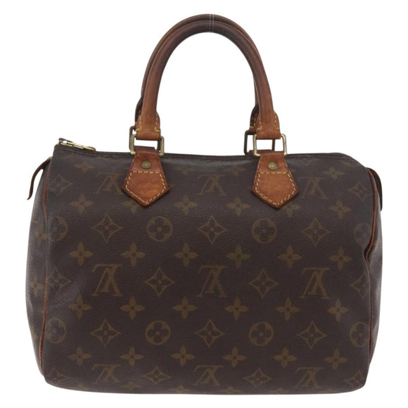 LOUIS VUITTON Monogram Speedy 25 Hand Bag M41528 LV Auth bs34665