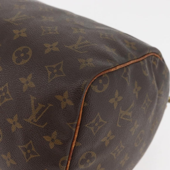 LOUIS VUITTON Monogram Speedy 30 Hand Bag M41526 LV Auth bs34666