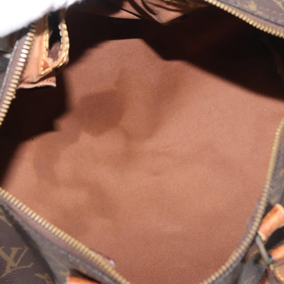 LOUIS VUITTON Monogram Speedy 30 Hand Bag M41526 LV Auth bs34666