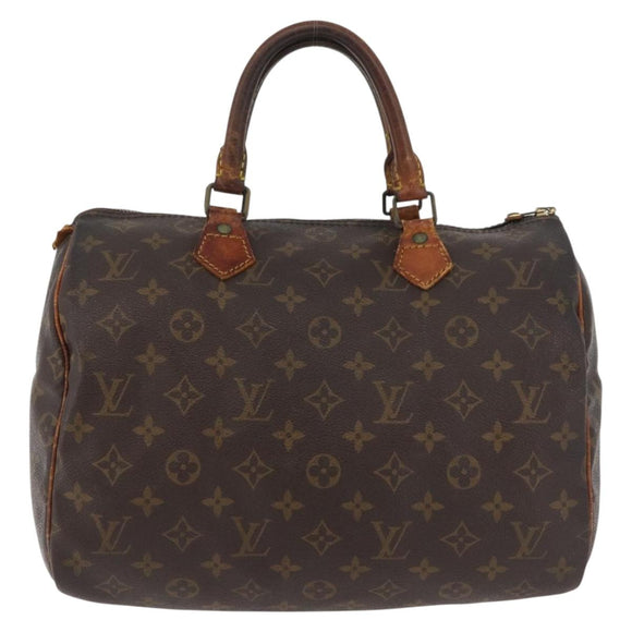 LOUIS VUITTON Monogram Speedy 30 Hand Bag M41526 LV Auth bs34666