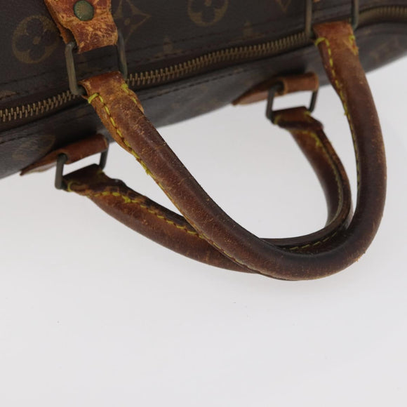 LOUIS VUITTON Monogram Speedy 30 Hand Bag M41526 LV Auth bs34666