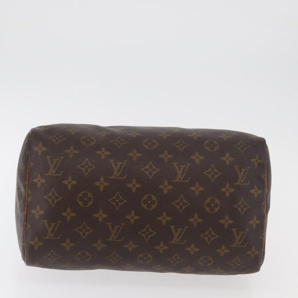 LOUIS VUITTON Monogram Speedy 30 Hand Bag M41526 LV Auth bs34666