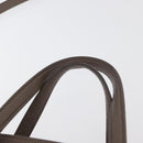 Salvatore Ferragamo Gancini Hand Bag Leather 2way Brown Gold Auth bs34669-14