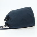 PRADA Purse Shoulder Bag Nylon Navy Silver Auth bs34671-3