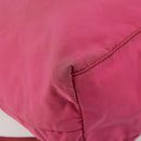 PRADA Tote Bag Nylon Pink Gold Auth bs34672-15