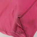 PRADA Tote Bag Nylon Pink Gold Auth bs34672-17