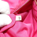 PRADA Tote Bag Nylon Pink Gold Auth bs34672-11