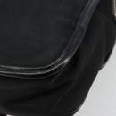 PRADA Shoulder Bag Nylon Black Silver Auth bs34673-16