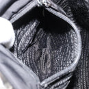 PRADA Shoulder Bag Nylon Black Silver Auth bs34673-22