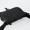 PRADA Shoulder Bag Nylon Black Silver Auth bs34673-6
