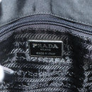 PRADA Draagtas Nylon Zwart Zilver Auth bs34674-17