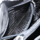 PRADA Draagtas Nylon Zwart Zilver Auth bs34674-21