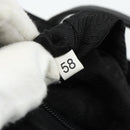 PRADA Draagtas Nylon Zwart Zilver Auth bs34674-12