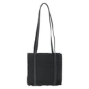 PRADA Draagtas Nylon Zwart Zilver Auth bs34674-2