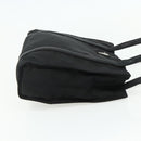 PRADA Draagtas Nylon Zwart Zilver Auth bs34674-4