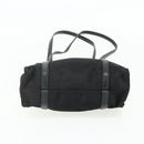 PRADA Draagtas Nylon Zwart Zilver Auth bs34674-5