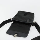 PRADA Shoulder Bag Nylon Black Silver Auth bs34675-9