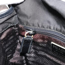PRADA Shoulder Bag Nylon Black Silver Auth bs34675-22