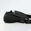 PRADA Shoulder Bag Nylon Black Silver Auth bs34675-3