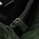 PRADA Hand Bag Nylon Green Silver Auth bs34677-22