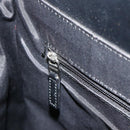 BURBERRY Nova Check Hand Bag Canvas Beige Silver Auth bs34681-20