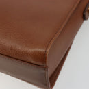 Burberrys Shoulder Bag Leather Beige Gold Auth bs34683-12