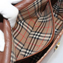 Burberrys Shoulder Bag Leather Beige Gold Auth bs34683-19