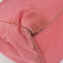 PRADA Hand Bag Nylon Pink Silver Auth bs34689-11