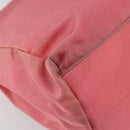 PRADA Hand Bag Nylon Pink Silver Auth bs34689-13