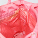 PRADA Hand Bag Nylon Pink Silver Auth bs34689-17