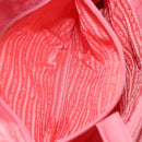 PRADA Hand Bag Nylon Pink Silver Auth bs34689-20