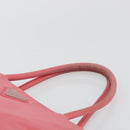 PRADA Hand Bag Nylon Pink Silver Auth bs34689-8