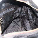 PRADA Chain Tote Bag Nylon Zwart Goud Auth bs34690-20