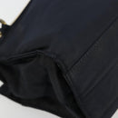 PRADA Chain Hand Bag Nylon Navy Gold Auth bs34692-9