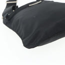 PRADA Shoulder Bag Nylon Black Silver Auth bs34694-14