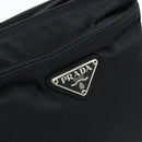 PRADA Shoulder Bag Nylon Black Silver Auth bs34694-17