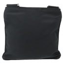 PRADA Shoulder Bag Nylon Black Silver Auth bs34694-2