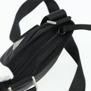 PRADA Shoulder Bag Nylon Black Silver Auth bs34694-6