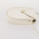 SAINT LAURENT Shoulder Bag Leather 2 Set Beige White Auth bs34695-12