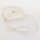 SAINT LAURENT Shoulder Bag Leather 2 Set Beige White Auth bs34695-13