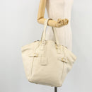 SAINT LAURENT Hand Bag Leather White Gold 172460 Auth bs34696-23