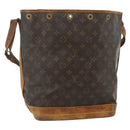 LOUIS VUITTON Monogram Noe Shoulder Bag M42224 LV Auth bs34697-1